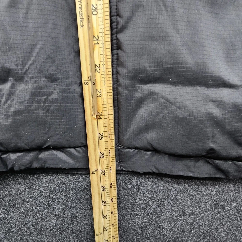 North Face Nupste‎ 550 Goose Down Puffer Vest Men Medium Black Full Zip Gorpcore